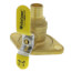 1" PEX Crimp Isolator Ball Valve w/ Detachable Rotating Flange, Lead Free