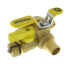 1" PEX Crimp Isolator Ball Valve w/ Multi-Function Drain & Rotating Flange, Lead Free