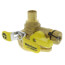 1" PEX Crimp Isolator Ball Valve w/ Multi-Function Drain & Rotating Flange, Lead Free