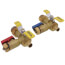 3/4" PEX Crimp Isolator E-X-P E2 Tankless Water Heater Service Valve Kit w/ No PRV Port (Lead Free)