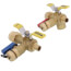 3/4" PEX Crimp Isolator E-X-P E2 Tankless Water Heater Service Valve Kit w/ 150 PSI Pressure Relief Valve (Lead Free)