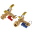 1" PEX Crimp Isolator E-X-P E2 Tankless Water Heater Service Valve Kit (Lead Free)