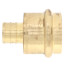 3/4" x 1" PEX Crimp x Copper Press Brass Adapter (Lead Free)
