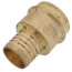 2" PEX Crimp x Copper Press Brass Adapter (Lead Free)