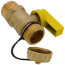 3/4" MIP x 3/4" Hose Pro-Pal Add-A-Drain Full Port DZR Brass Ball Valve w/ Cap