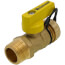 3/4" MIP x 3/4" Hose Pro-Pal Add-A-Drain Full Port DZR Brass Ball Valve w/ Cap