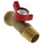1/2" MIP x No Kink Brass Sillcock w/ 1/4 Turn Handle (Lead Free)
