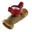 1/2" MIP x No Kink Brass Sillcock w/ 1/4 Turn Handle (Lead Free)