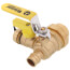 3/4" Expansion PEX x FNPT Union Pro-Pal Ball Valve w/ Drain & Reversible Handle (Lead Free)