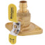 3/4" Expansion PEX Full Port Forged Brass Uni-Flange Isolator Flange w/ Rotating Flange (Lead Free)