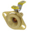 3/4" Expansion PEX Isolator Ball Valve w/ Detachable Rotating Flange, Lead Free