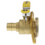 1" Expansion PEX Isolator Ball Valve w/ Multi-Function Drain & Rotating Flange, Lead Free
