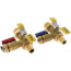 3/4" Expansion PEX Isolator E-X-P E2 Tankless Water Heater Service Valve Kit w/ No PRV Port (Lead Free)