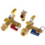 3/4" Expansion PEX Isolator E-X-P E2 TWH Service Valve Kit w/ 150 PSI Pressure Relief Valve (LF Ball Valves, Leaded PRV)