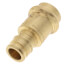 1/2" Expansion PEX x Copper Press Brass Adapter (Lead Free)