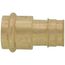 1" Expansion PEX x Copper Press Brass Adapter (Lead Free)