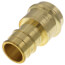 1-1/2" Expansion PEX x Copper Press Brass Adapter (Lead Free)
