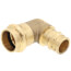 3/4" Copper Press x Expansion PEX Brass Transition Elbow (Lead Free)