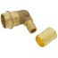 3/4" x 1/2" Copper Press x Expansion PEX Brass Transition Elbow (Lead Free)
