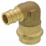 3/4" x 1/2" Copper Press x Expansion PEX Brass Transition Elbow (Lead Free)