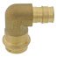 3/4" x 5/8" Copper Press x Expansion PEX Brass Transition Elbow (Lead Free)