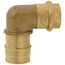 3/4" x 1" Copper Press x Expansion PEX Brass Transition Elbow (Lead Free)