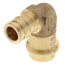 1/2" Copper Press x Expansion PEX Brass 90-Degree Elbow (Lead Free)