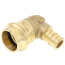 3/4" x 1/2" Copper Press x Expansion PEX Brass 90-Degree Transition Elbow (Lead Free)