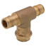 1-1/2" Expansion PEX × Expansion PEX × Press Brass Transition Tee (LF)