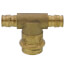 1/2" x 1/2" x 3/4" Expansion PEX × Expansion PEX × Press Brass Transition Tee (LF)