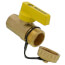 1/2" FIP x 3/4" Hose Pro-Pal Add-A-Drain Full Port DZR Brass Ball Valve w/ Cap