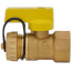3/4" FIP x 3/4" Hose Pro-Pal Add-A-Drain DZR Brass Ball Valve w/ Cap