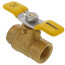 1/2" Threaded Full Port Ball Valve with Stainless Steel Wing (Lead Free)
