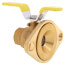 3/4" Threaded High Velocity Full Port Forged Brass Uni-Flange Isolator Flange w/ Rotating Flange