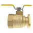 2" Threaded High Velocity Full Port Forged Brass Uni-Flange Isolator Flange w/ Rotating Flange (Lead Free)