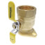 2" Threaded High Velocity Full Port Forged Brass Uni-Flange Isolator Flange w/ Rotating Flange (Lead Free)