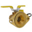 3/4" Threaded High Velocity Full Port Brass Uni-Flange Isolator Flange w/ Multi-Function Drain & Rotating Flange