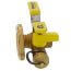 3/4" Threaded High Velocity Full Port Brass Uni-Flange Isolator Flange w/ Multi-Function Drain & Rotating Flange