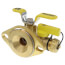 3/4" Threaded High Velocity Brass Uni-Flange Isolator Flange w/ Multi-Function Drain & Rotating Flange (LF)