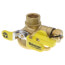 3/4" Threaded High Velocity Brass Uni-Flange Isolator Flange w/ Multi-Function Drain & Rotating Flange (LF)