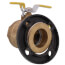 2" Press Full Port Forged Brass Uni-Flange Isolator Flange w/ Detachable Rotating Flange & Drain