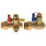 1" IPS Isolator E-X-P E2 Tankless Water Heater Service Valve Kit (Lead Free)