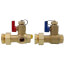 1" IPS Isolator E-X-P E2 Tankless Water Heater Service Valve Kit w/ 150 PSI PRV (Lead Free)