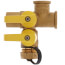 1/2" Pro-Pal Full Port Brass Ball Valve w/ Hi-Flow Hose Drain - FIP x FIP (600 WOG)