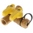 1/2" Pro-Pal Full Port Brass Ball Valve w/ Hi-Flow Hose Drain - FIP x FIP (600 WOG)