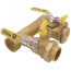 1-1/2" FIP x 1-1/4" Hydro-Core Left Flange Manifold w/ (1) 1-1/4" IPS Union