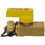 3/4" Sweat x 3/4" Hose Pro-Pal Add-A-Drain Full Port DZR Brass Ball Valve w/ Cap