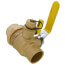 1-1/2" Threaded x 1-1/2" Sweat Pro-Pal Union Full Port Ball Valve w/ Hose Drain