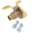 3/4" Sweat High Velocity Full Port Forged Brass Uni-Flange Isolator Flange w/ Rotating Flange (Lead Free)