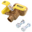 3/4" Sweat High Velocity Full Port Forged Brass Uni-Flange Isolator Flange w/ Multi-Function Drain and Rotating Flange